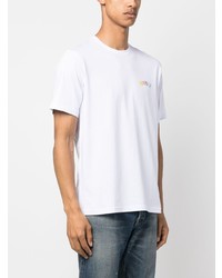 Moorer Logo Print Cotton T Shirt