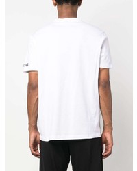 Paul & Shark Logo Print Cotton T Shirt