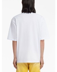 Marni Logo Print Cotton T Shirt