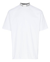 DUOltd Logo Print Cotton T Shirt