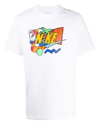 Nike Logo Print Cotton T Shirt