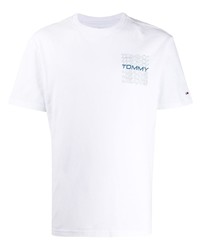 Tommy Jeans Logo Print Cotton T Shirt