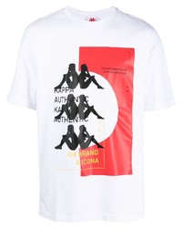 Kappa Logo Print Cotton T Shirt