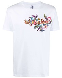 Moschino Logo Print Cotton T Shirt