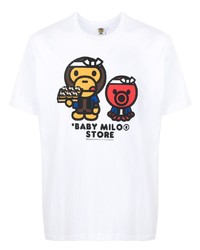 *BABY MILO® STORE BY *A BATHING APE® Logo Print Cotton T Shirt