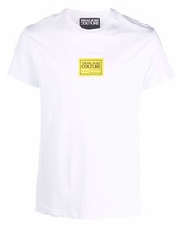 VERSACE JEANS COUTURE Logo Print Cotton T Shirt