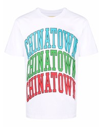Chinatown Market Logo Print Cotton T Shirt