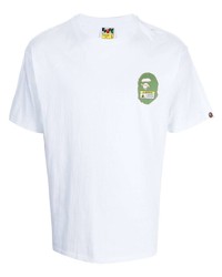 A Bathing Ape Logo Print Cotton T Shirt