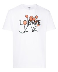 Loewe Logo Print Cotton T Shirt