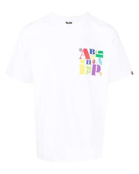 A Bathing Ape Logo Print Cotton T Shirt