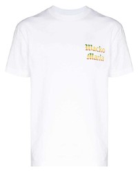 Wacko Maria Logo Print Cotton T Shirt