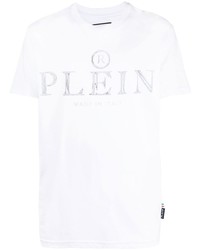 Philipp Plein Logo Print Cotton T Shirt