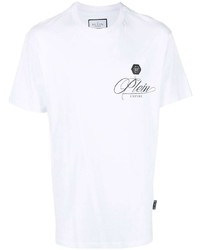 Philipp Plein Logo Print Cotton T Shirt