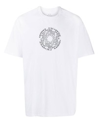 Armani Exchange Logo Print Cotton T Shirt