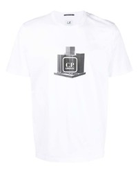 C.P. Company Logo Print Cotton T Shirt