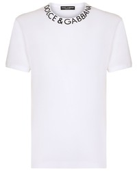 Dolce & Gabbana Logo Print Cotton T Shirt
