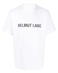 Helmut Lang Logo Print Cotton T Shirt