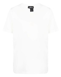 Stone Island Shadow Project Logo Print Cotton T Shirt