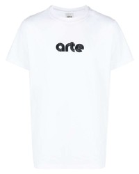 ARTE Logo Print Cotton T Shirt