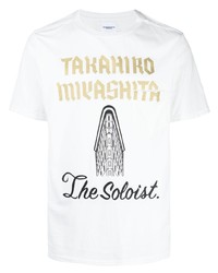 Takahiromiyashita The Soloist Logo Print Cotton T Shirt