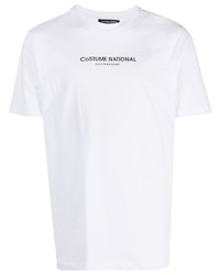 costume national contemporary Logo Print Cotton T Shirt