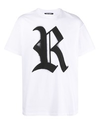 Raf Simons Logo Print Cotton T Shirt