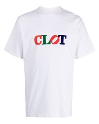 Clot Logo Print Cotton T Shirt