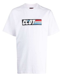 Clot Logo Print Cotton T Shirt