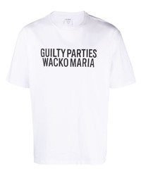 Wacko Maria Logo Print Cotton T Shirt