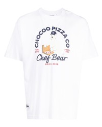 Chocoolate Logo Print Cotton T Shirt