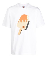 Icecream Logo Print Cotton T Shirt