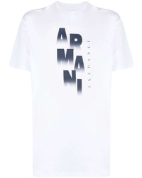 Armani Exchange Logo Print Cotton T Shirt