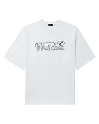 We11done Logo Print Cotton T Shirt