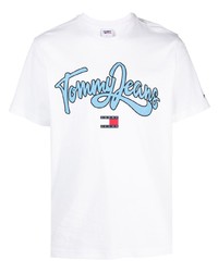 Tommy Jeans Logo Print Cotton T Shirt