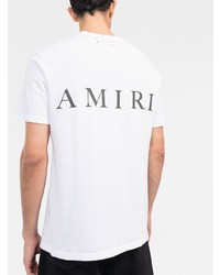 Amiri Logo Print Crew Neck T Shirt