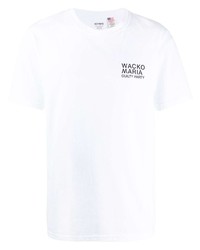 Wacko Maria Logo Print Crew Neck T Shirt