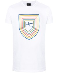 Paul Smith Logo Print Crew Neck T Shirt