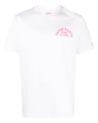MC2 Saint Barth Logo Print Crew Neck T Shirt