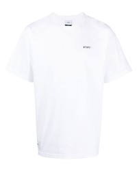 WTAPS Logo Print Crew Neck T Shirt