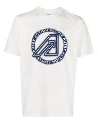 AUTRY Logo Print Crew Neck T Shirt