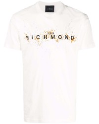 John Richmond Logo Print Crewneck T Shirt