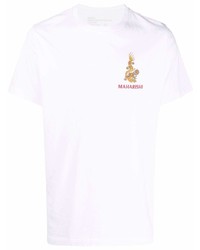 Maharishi Logo Print Crewneck T Shirt