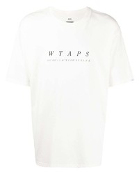 WTAPS Logo Print Crewneck T Shirt