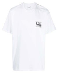 Carhartt WIP Logo Print Crewneck T Shirt