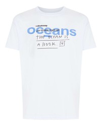 OSKLEN Logo Print Crewneck T Shirt