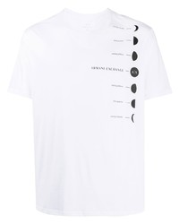 Armani Exchange Logo Print Detail T Shirt