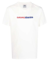 Manuel Ritz Logo Print Detail T Shirt