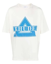 Rhude Logo Print Detail T Shirt
