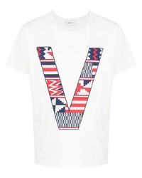 Ports V Logo Print Detail T Shirt
