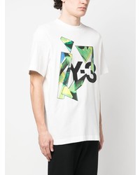 Y-3 Logo Print Graphic T Shirt
